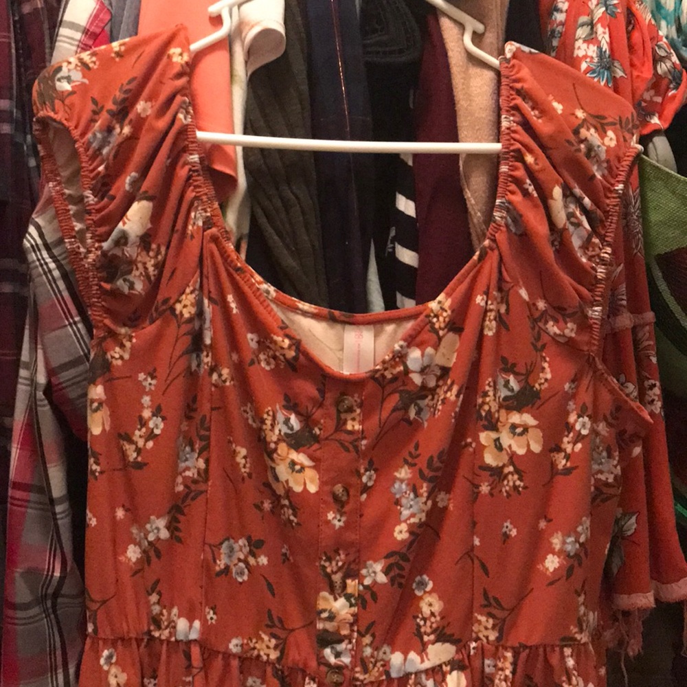 Orange dress
